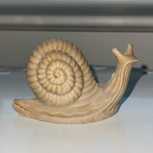 Vintage Small Snail Figurine - Made‎ in Mexico